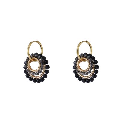 Ear-Ly Double Round Dangle 14K