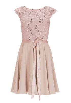 Swing Kleid - Spitze / Chiffon
