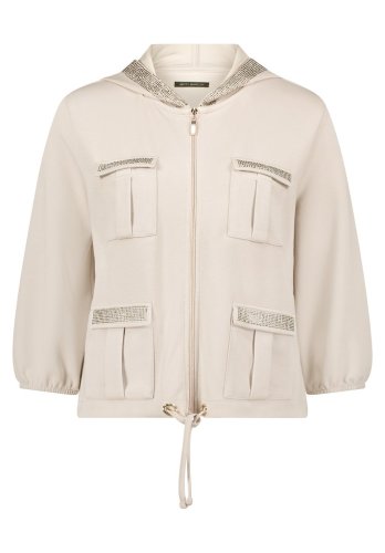 Betty Barclay Sweat Jacke Kurz 3/4 Arm