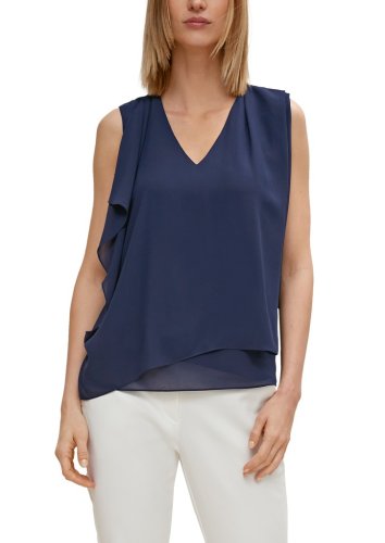 Comma Bluse Kurzarm