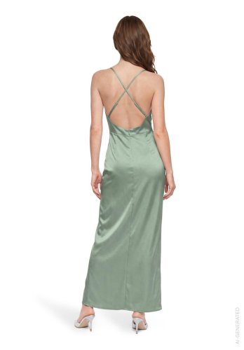 Vera Mont Kleid Lang ohne Arm