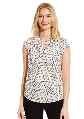 Comma Bluse Kurzarm