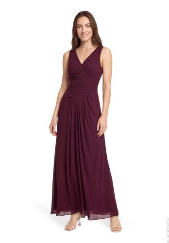 Vera Mont Kleid Lang ohne Arm
