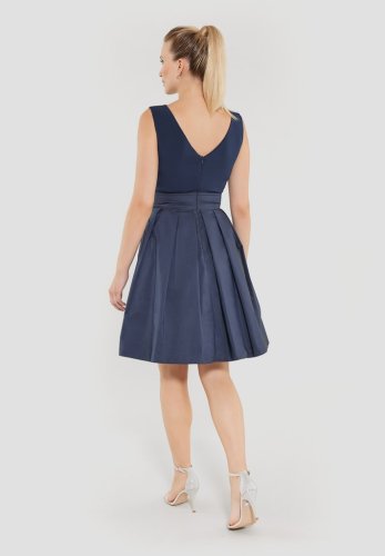 Swing Kleid - Microtaft