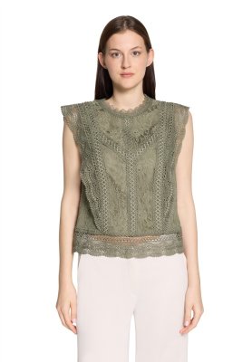 Vera Mont Bluse Lang Ohne Arm