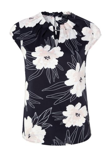 Comma Bluse Kurzarm