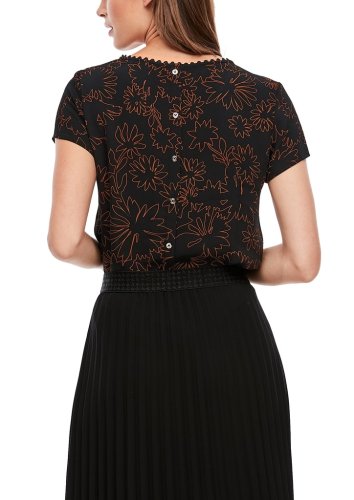 S.oliver Bluse Kurzarm