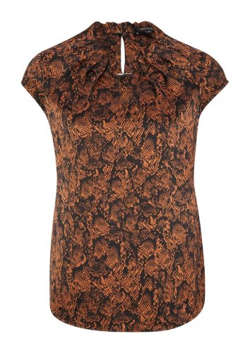 Comma Bluse Kurzarm