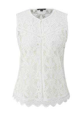 comma Bluse ärmellos