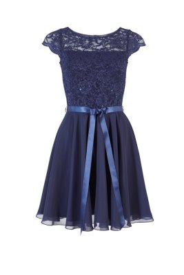 Swing Kleid - Spitze / Chiffon