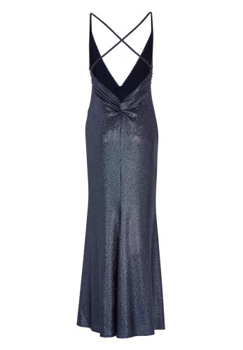Swing Abendkleid Aus Glitzerndem Jersey M