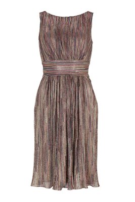 Swing Kleid - Plissee Lurex
