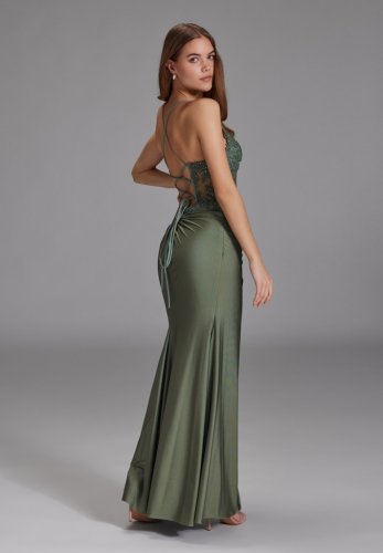 Swing Bodycon Kleid Mit Spitzenstickerei