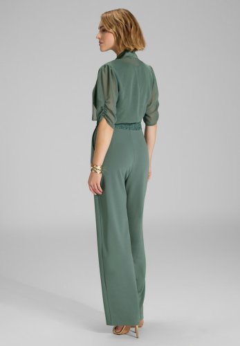 Swing Chiffon Bolero Mit Satin Blende