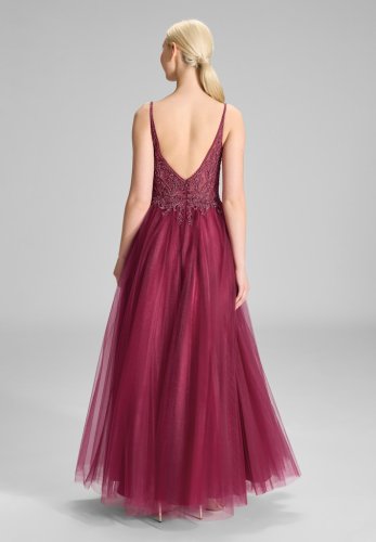 Swing Tüllkleid Mit Feiner Stickerei
