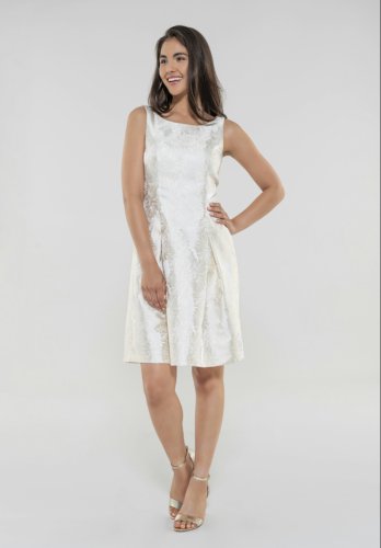 Swing Kleid Aus Jacquard