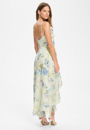 Swing Abendkleid Aus Floral Bedrucktem Ch