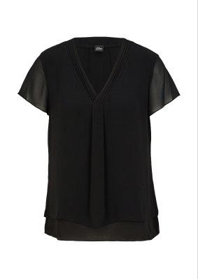 S.Oliver Bluse kurzarm