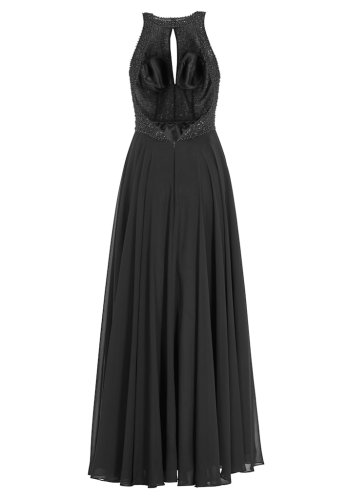 Swing Abendkleid Mit Stickerei Und Cut-Ou
