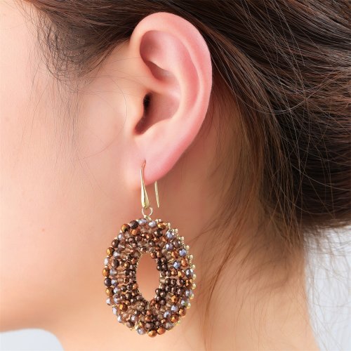 Ear-Ly Oval Drop & Dangle 14K