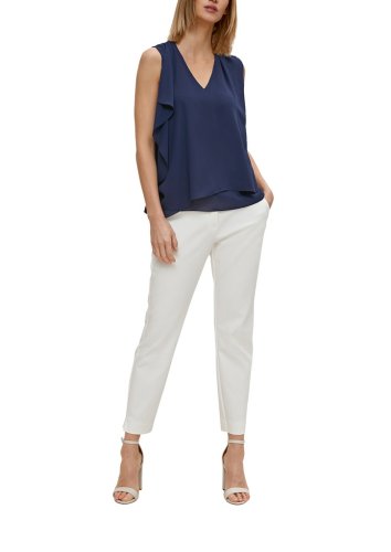 Comma Bluse Kurzarm