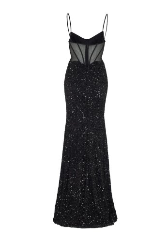 Swing Slipdress Mit Transparenter Rückenp