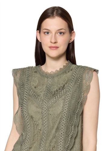 Vera Mont Bluse Lang Ohne Arm