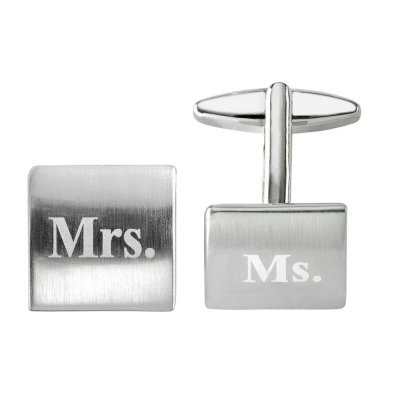 LINDENMANN LM Manschettenknöpfe Mr. + Mrs.
