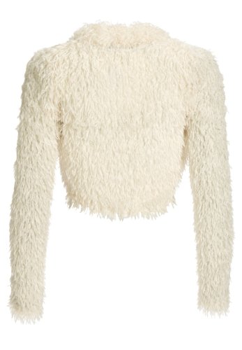 Swing Jersey Bolero Mit Fedriger Optik