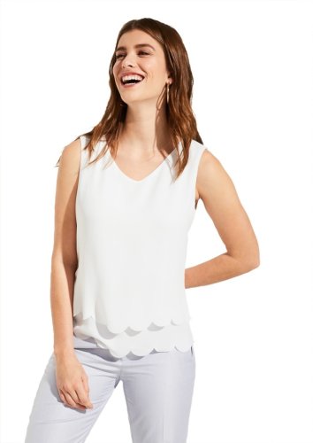 Comma Bluse Ärmellos