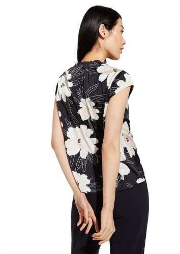 Comma Bluse Kurzarm