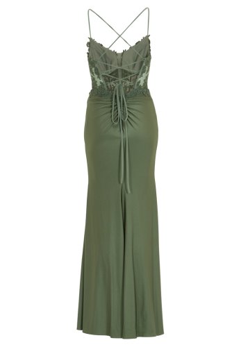Swing Bodycon Kleid Mit Spitzenstickerei