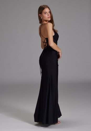 Swing Bodycon Kleid Mit Spitzenstickerei