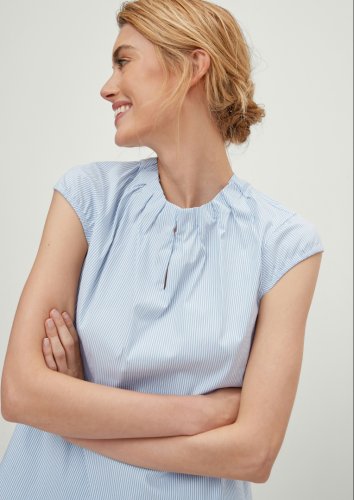 Comma Bluse Kurzarm