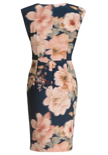 Swing Etuikleid Aus Floral Bedrucktem Scu