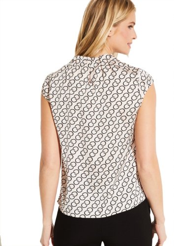 Comma Bluse Kurzarm