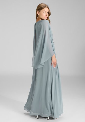 Swing Abendkleid Mit Cape Aus Chiffon