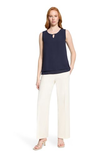 Vera Mont Bluse Lang Ohne Arm