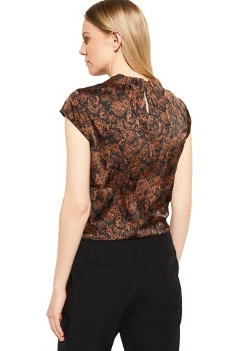 Comma Bluse Kurzarm