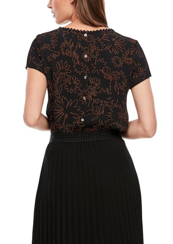 S.oliver Bluse Kurzarm