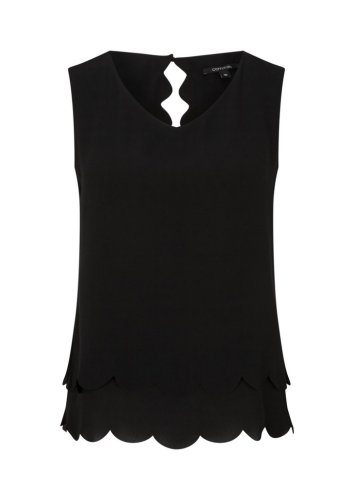 Comma Bluse Ärmellos