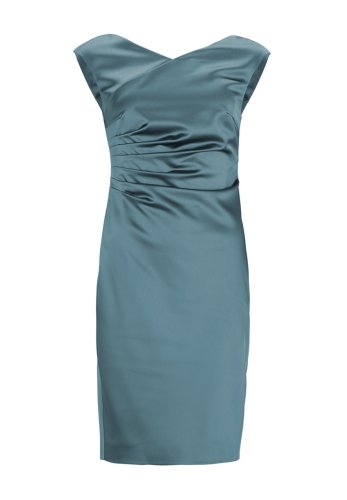 Swing Cocktailkleid Aus Satinstretch