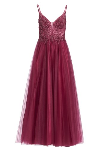 Swing Tüllkleid Mit Feiner Stickerei