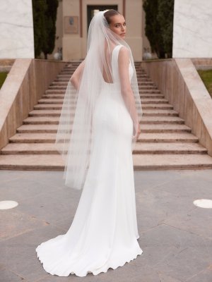 Bianco Evento, Berlin Glitzertüll-Schleier 140 Cm