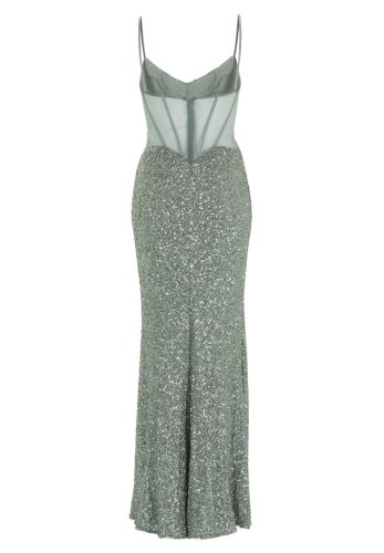 Swing Slipdress Mit Transparenter Rückenp