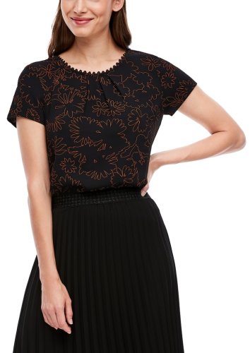 S.oliver Bluse Kurzarm