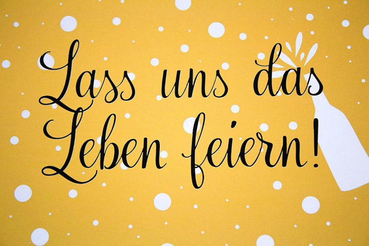 Laue Cards "Mädels, Lasst Uns Das Leben Feiern" (10 Karten)