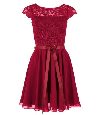 Swing Kleid - Spitze / Chiffon