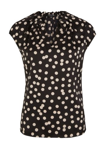 Comma Bluse Kurzarm