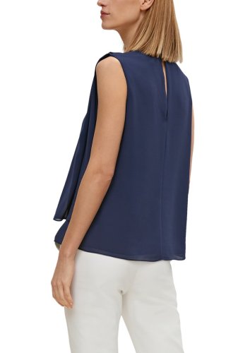 Comma Bluse Kurzarm